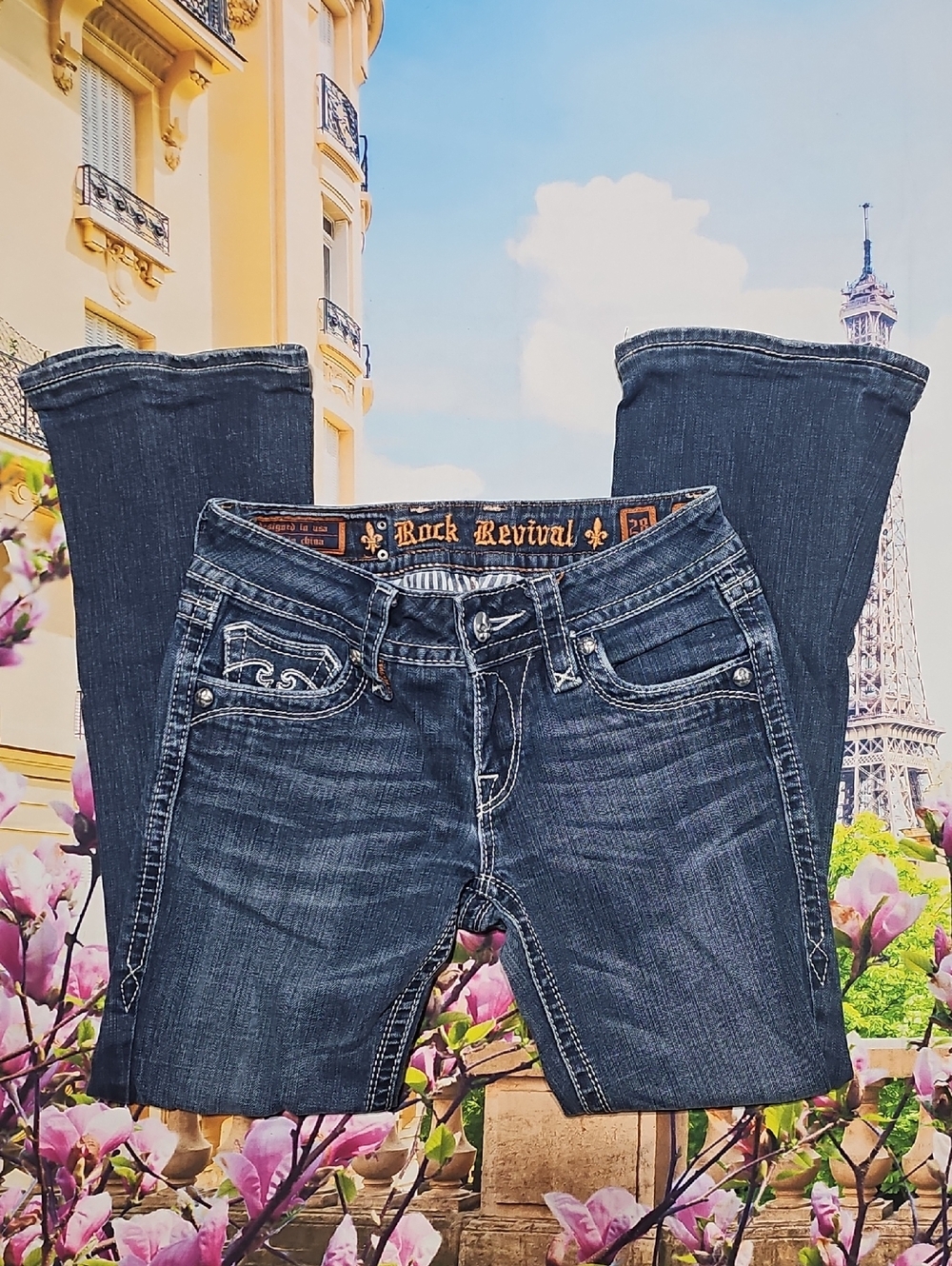 Rock Revival Deborah Bootcut Jeans Size 28